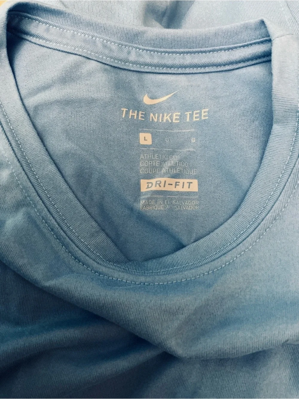 Nike Boys Long Sleeve Dri-FIT Training Shirt - Blue - Size Large - NWT